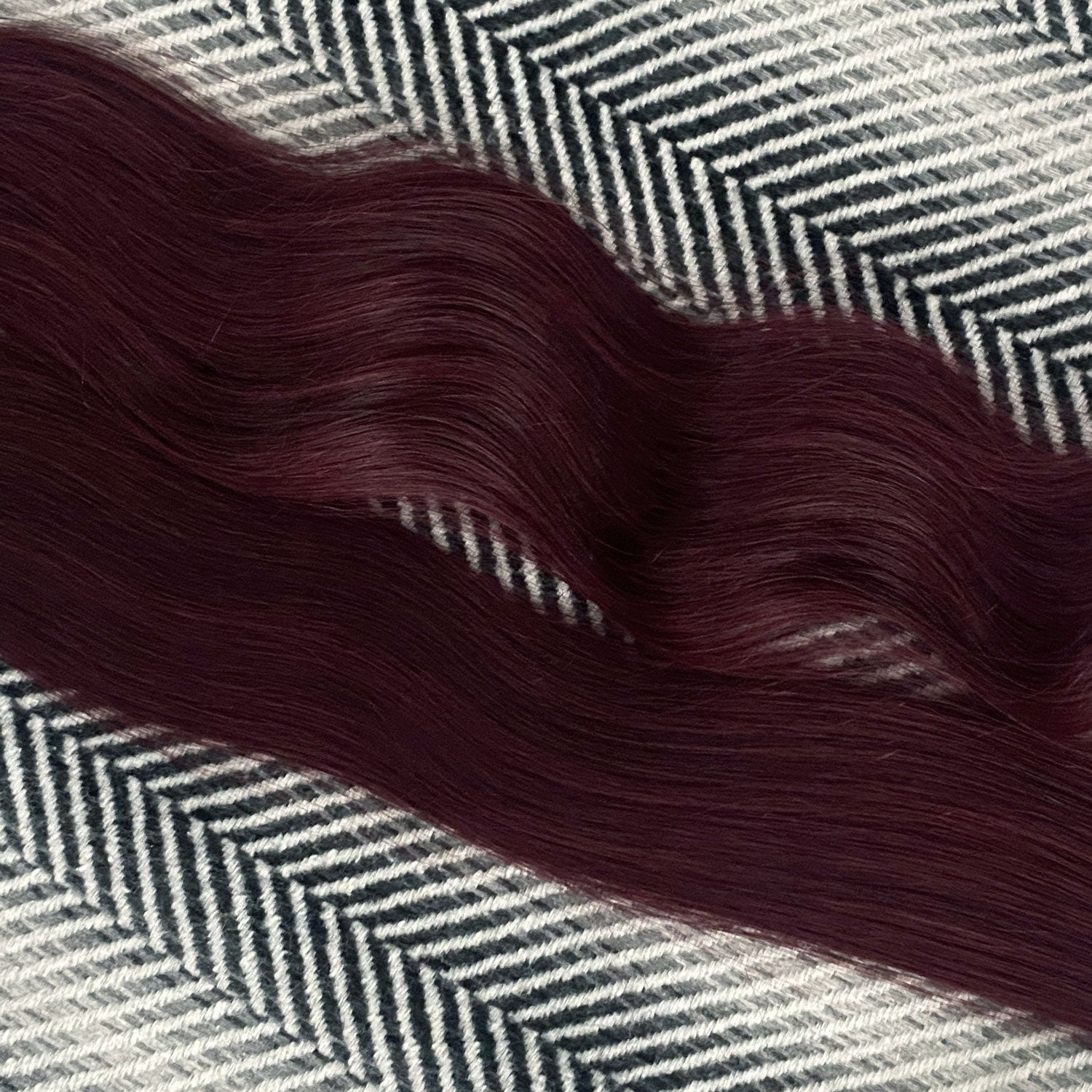 Keratin Bond Hair Extensions Mini Flat Tip #99j Burgundy