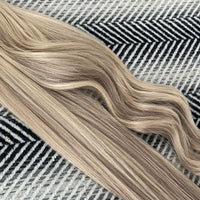 Hair Extensions Tape 13" #17/1001 Dark Ash and Pearl Blonde