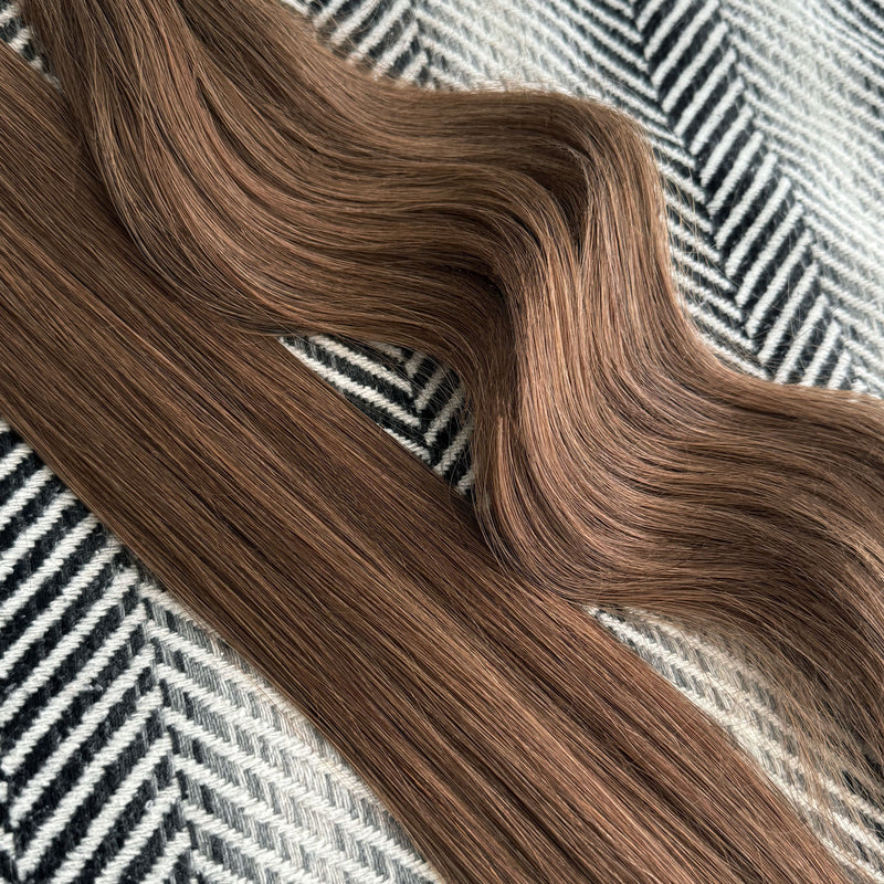 Keratin Bond Hair Extensions 25" #6 Medium Brown SALE 50 Grams