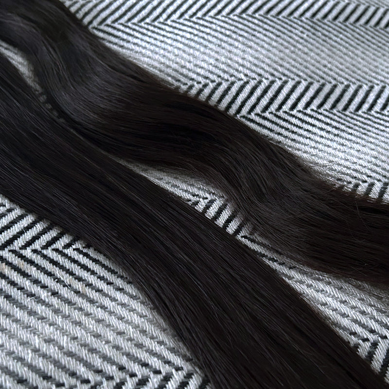 Tape In Hair Extensions 21" #1b Natural Black