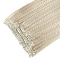 Halo Hair Extensions #18b/1001 Dark Ash and Pearl Blonde Mix