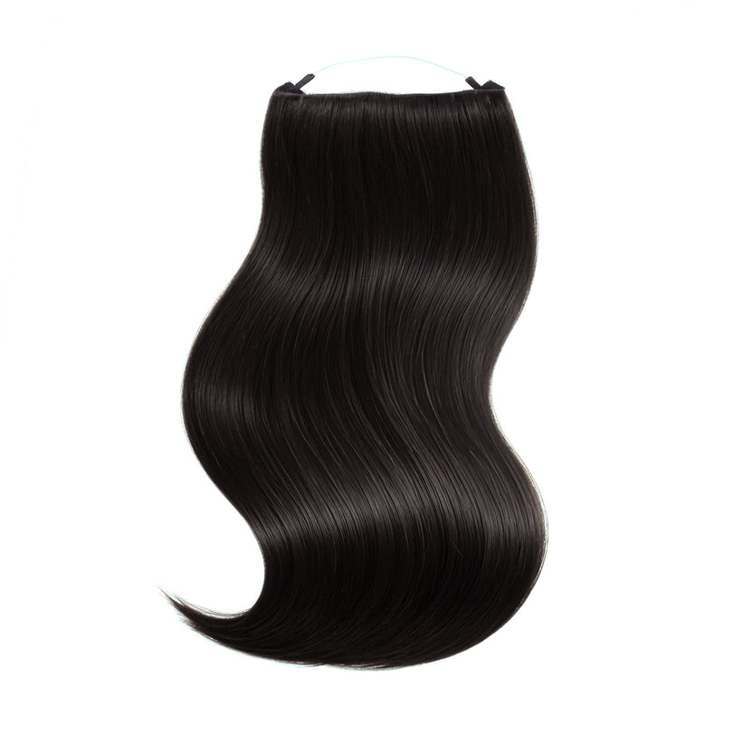 balmain halo hair extensions