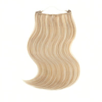Halo Hair Extensions #51/60 Champagne and Platinum Blonde Mix