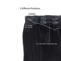 Halo Hair Extensions #2c/8a Chocolate and Ash Brown Mix