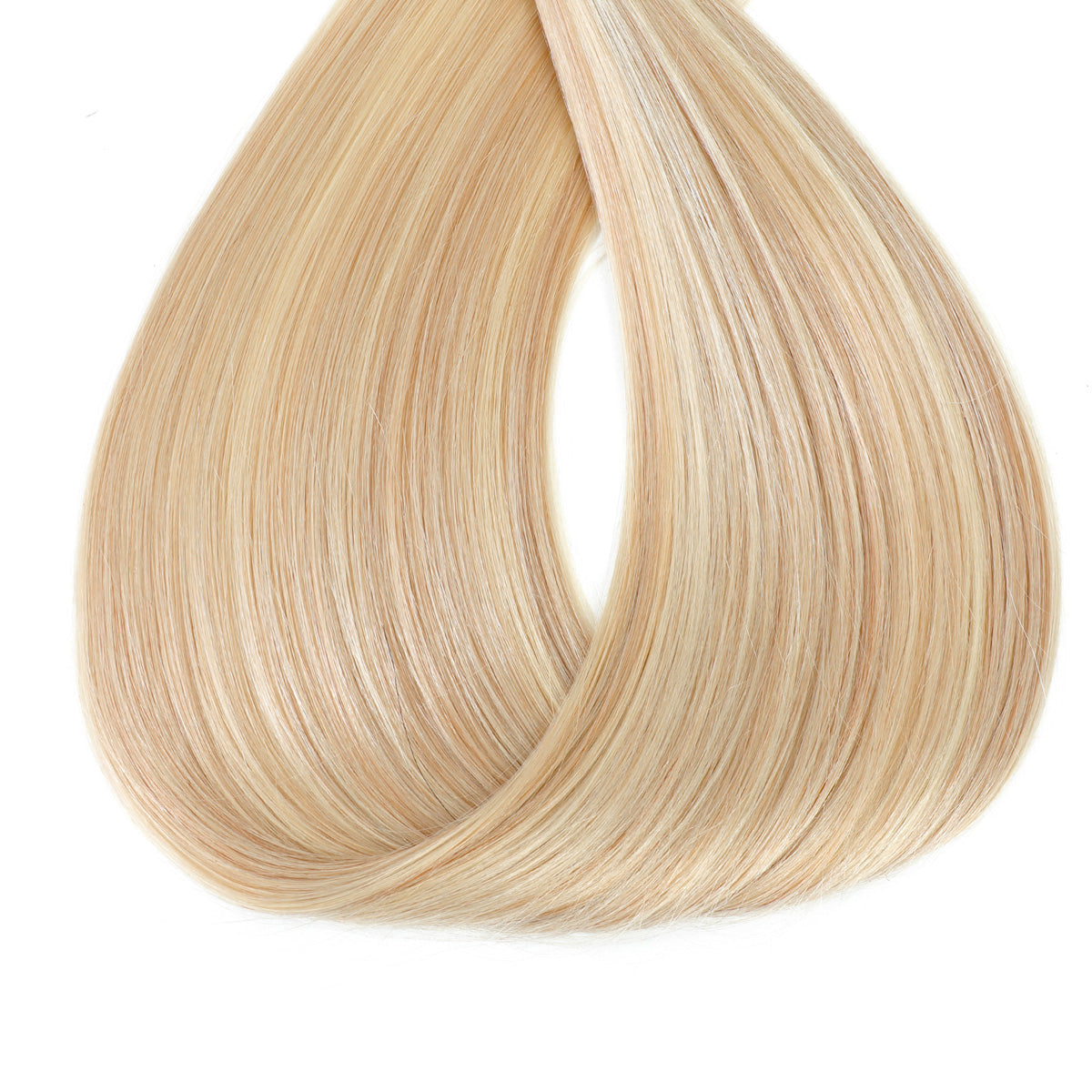 Professional Hair Extensions in Honey Blonde and Platinum Mix