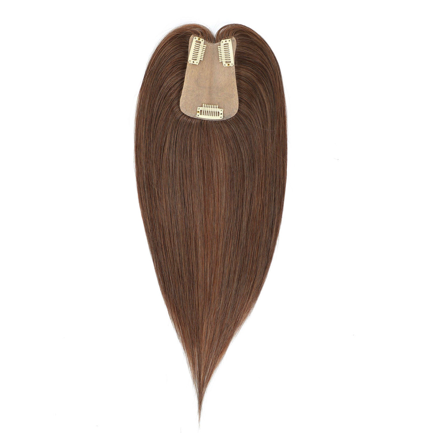 Human Hair Topper #4 Chestnut