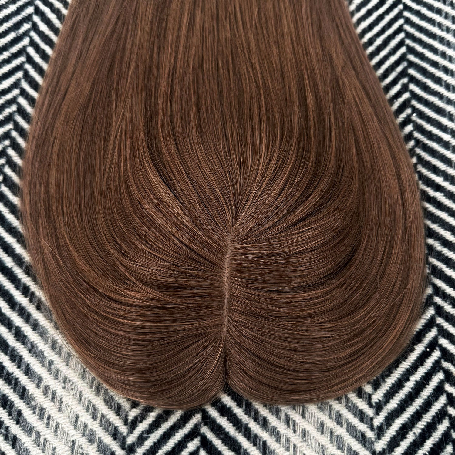 Human Hair Topper #4 Chestnut