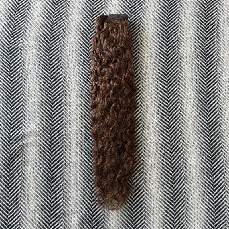 Curly Ponytail Hair Extensions #6 Medium Brown SALE 22"