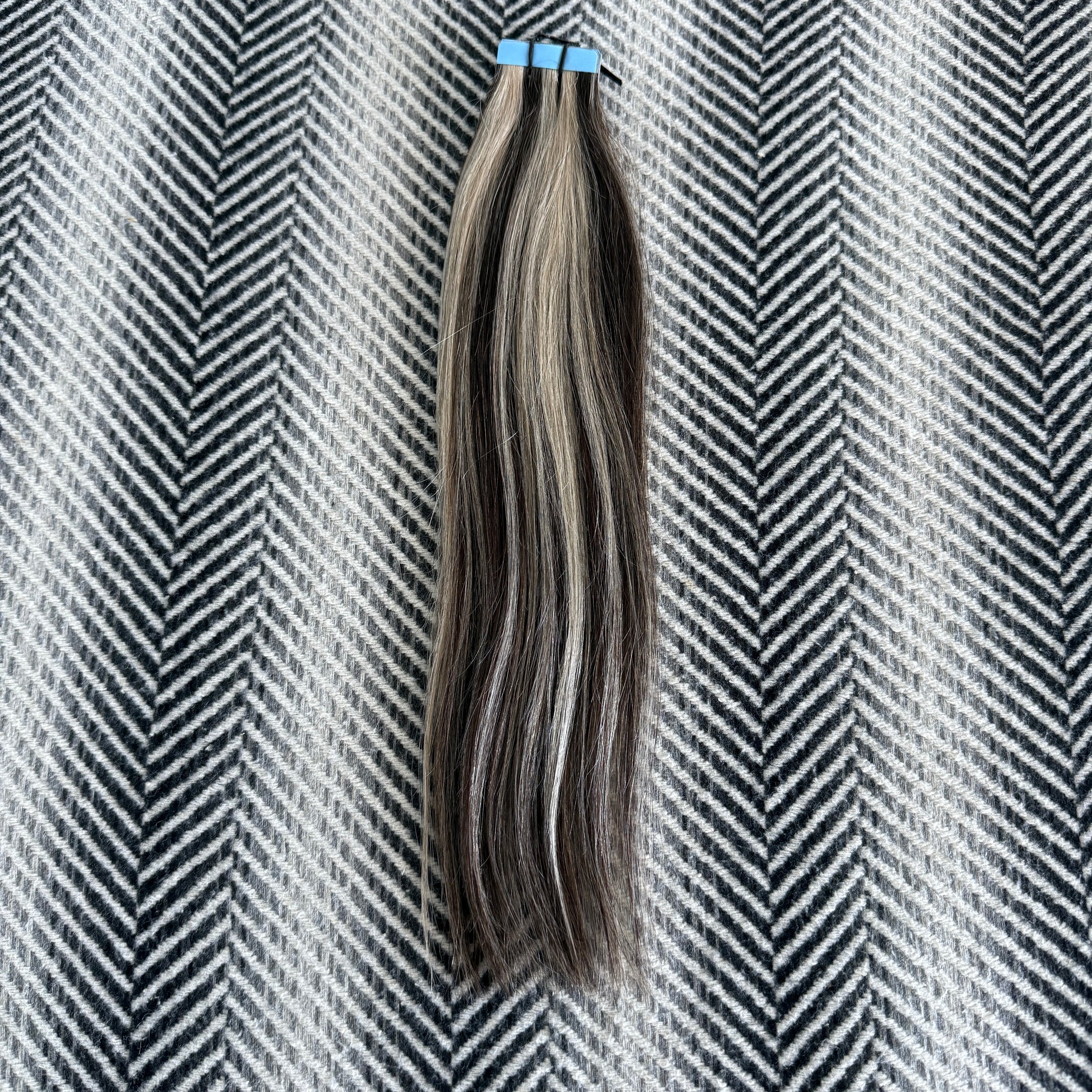 Tape Hair Extensions 13" #2c/18a Brown Ash Blonde Mix SALE 20 Pcs