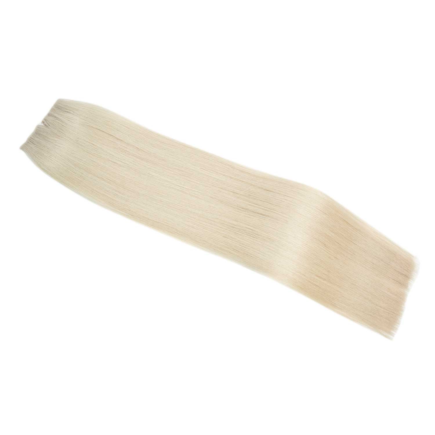 Double Drawn Invisible Tape Hair Extensions #24 Creamy Blonde Virgin