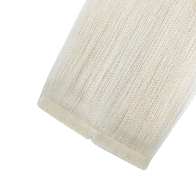 Ice Extensions Double Drawn Invisible Tape Hair Extensions #60a Ice Blonde Russian Vi