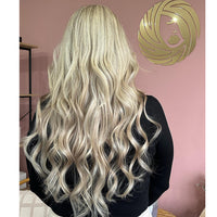 Tape In Hair Extensions #17/1001 Ash Blonde Mix17"