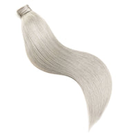Ponytail Hair Extensions Light Grey 12" SALE