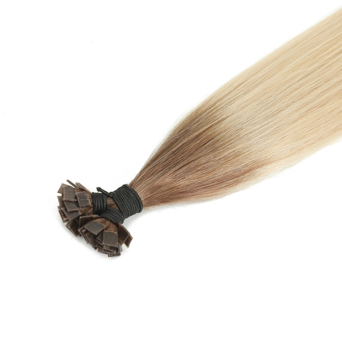 Root Stretch Extensions Micro Keratin Bonds #R8/1001 Root Stretch Brown and Pearl Blonde