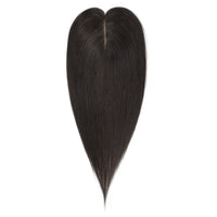 Human Hair Topper #1C Midnight Brown