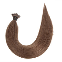 Nano Ring Hair Extensions #6 Medium Brown SALE 21"