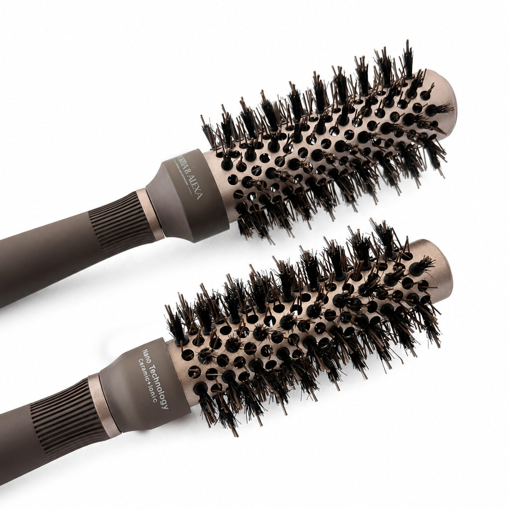 Nano Technology Ceramic + Ionic Round Brush