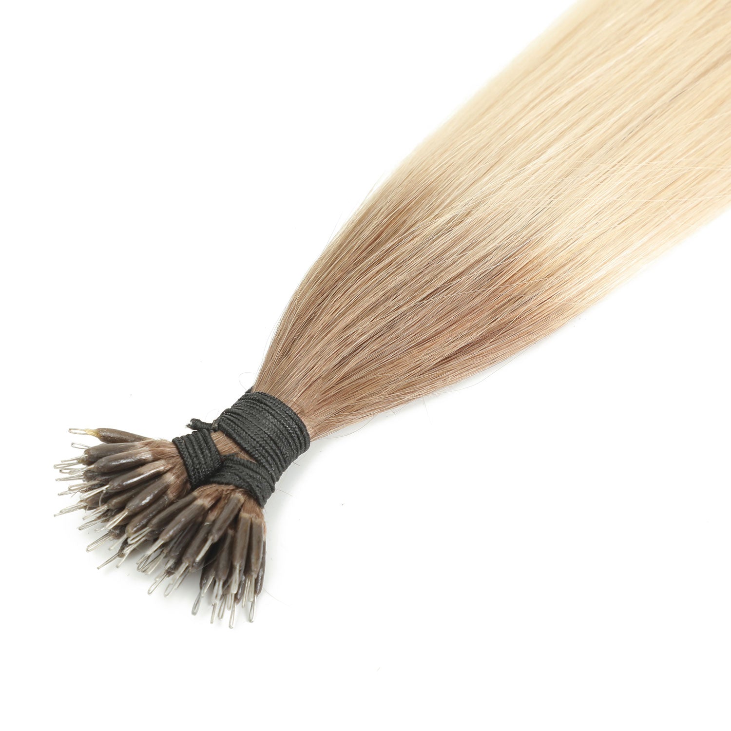 Nano Hair Extensions #R8/1001 Root Stretch Brown Pearl Blonde
