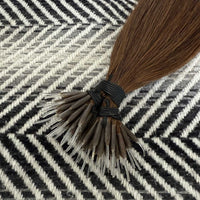 Nano Tip Hair Extensions 21" #4 Chestnut SALE 50 Grams