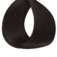 Weft Hair Extensions #1b Natural Black 21”