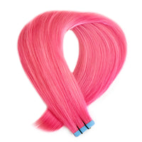 Pink Tape Hair extensions are perfect for adding length and volume. Made from premium human hair, these extensions blend seamlessly with your natural hair for a beautiful, natural look.
