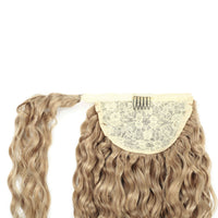 SALE Curly Ponytail Human Hair Extensions #16 Natural Blonde