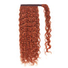 Curly Ponytail Human Hair Extensions #350 Copper
