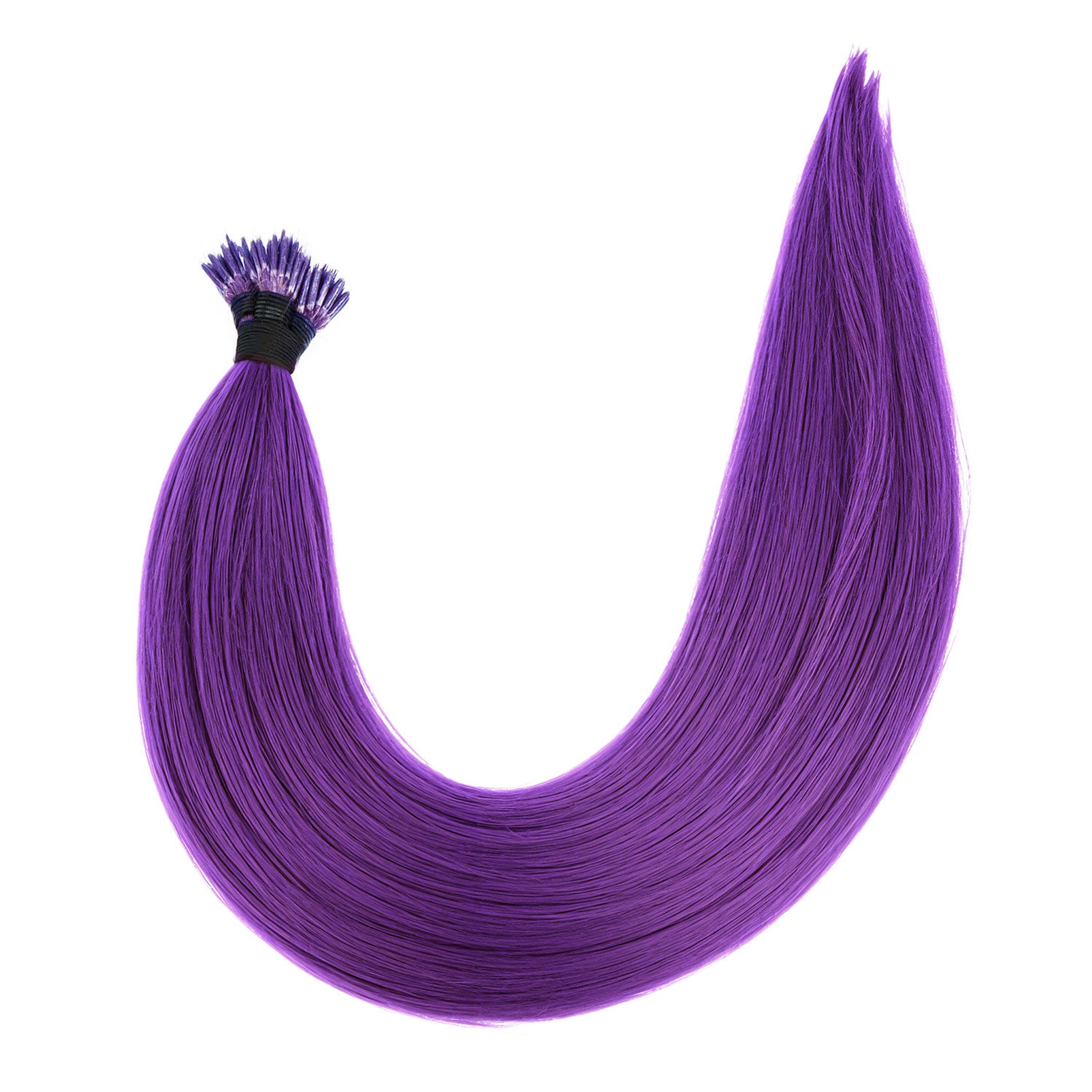 Purple Hair Extensions Real Human Hair