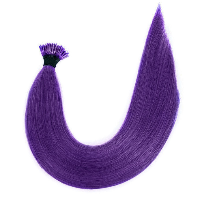 Nano Ring Hair Extensions 21" #Purple