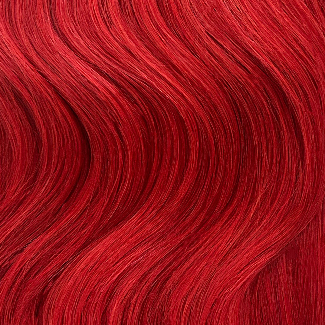 Keratin Bond Hair Extensions 21" #Red