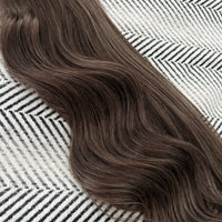 Keratin Bonds Hair Extensions #2c/8a Chocolate & Ash Brown Mix 25" SALE 50 Grams