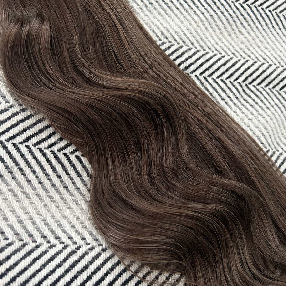 Keratin Bonds Hair Extensions #2c/8a Chocolate & Ash Brown Mix 25" SALE 50 Grams