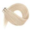 Sample Hair Extensions Colour Match #18a/60 Ash Blonde Platinum Mix