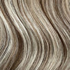 Weft Hair Extensions #8/60 Ash Brown & Platinum Blonde Mix 17” 60 Grams