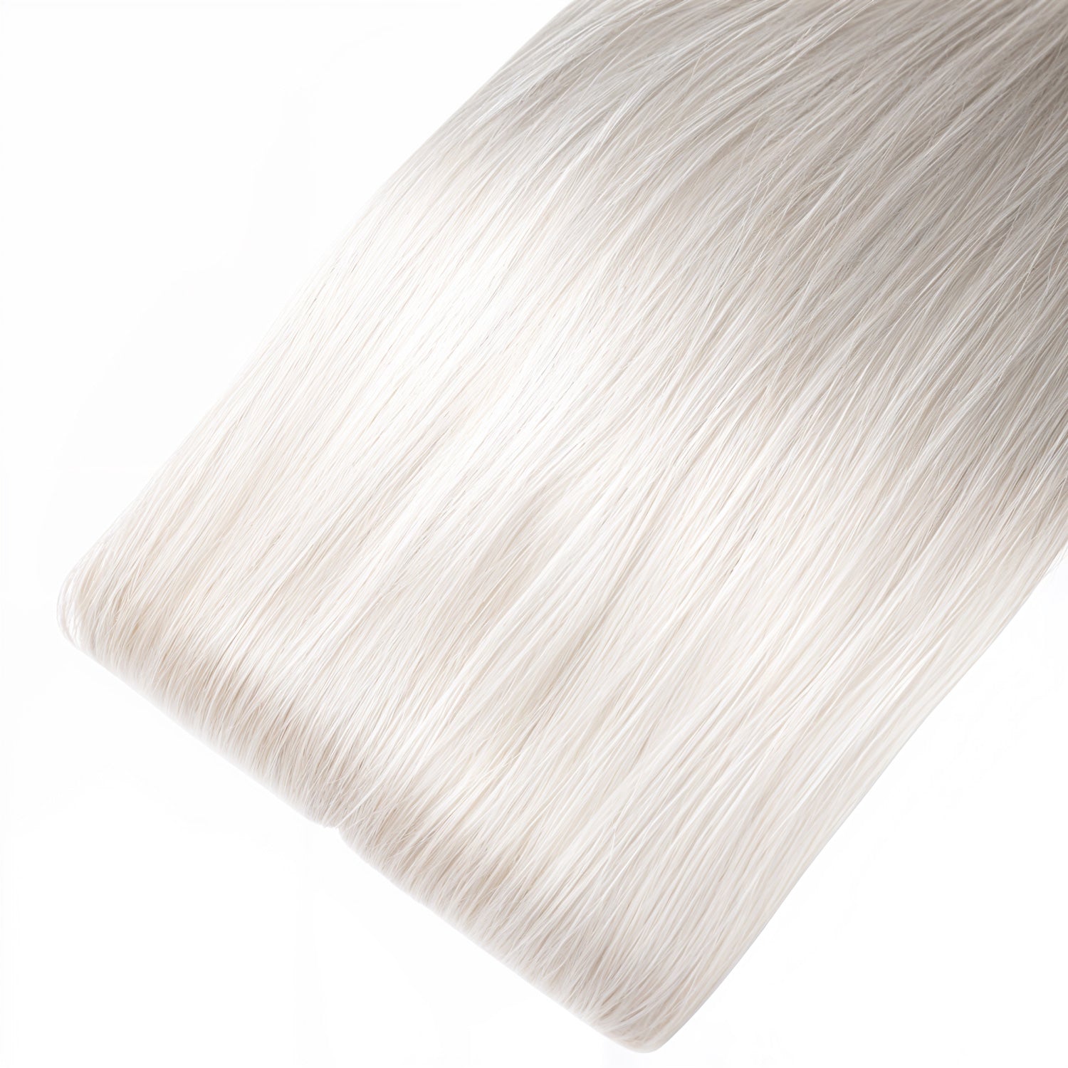 Secret Tape Hair Extensions #60a Silver White Blonde Skin Weft