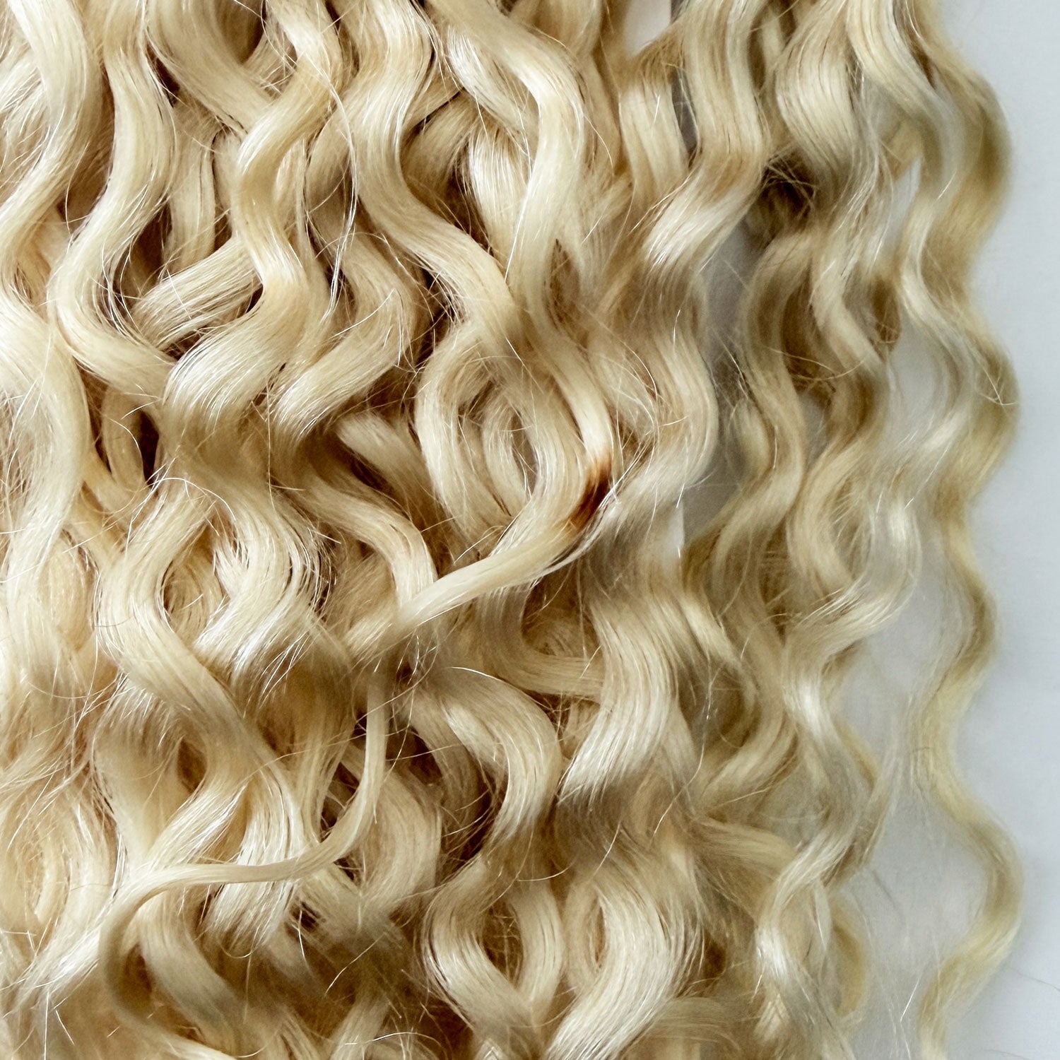 Curly Clip In Hair Extensions 3b #60 Platinum Blonde SALE