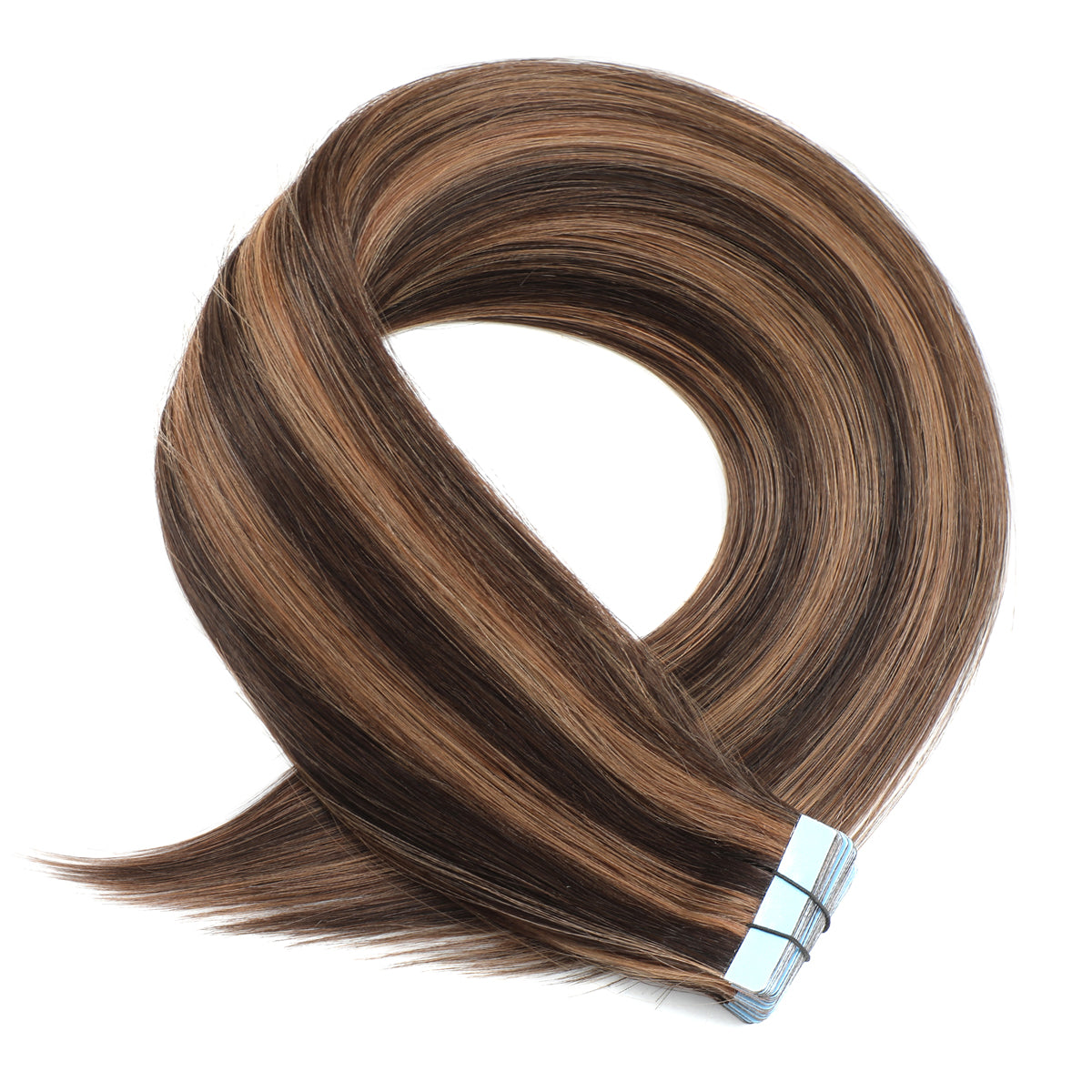 Tape-in Hair Extensions offer a flawless blend with your natural hair, adding length and volume. These high-quality human hair extensions ensure a seamless and natural look.