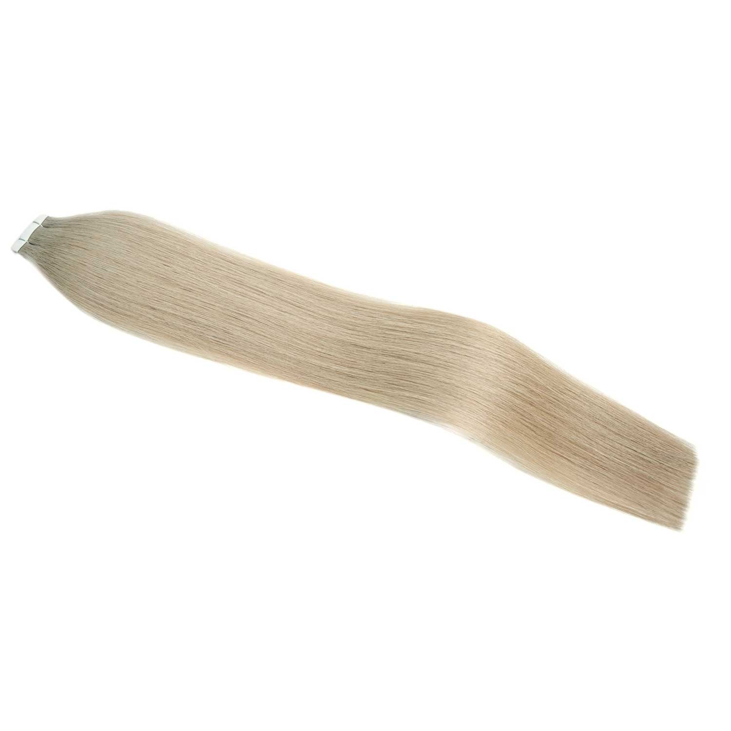 Double Drawn Tape Hair Extensions #16a Ash Blonde Virgin Russian Hair