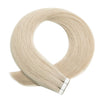 Double Drawn Tape Hair Extensions #24 Creamy Blonde Virgin Russian Hair