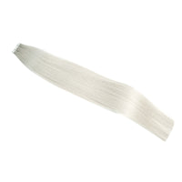 Double Drawn Tape Hair Extensions #60a Ice Blonde Virgin Russian Hair