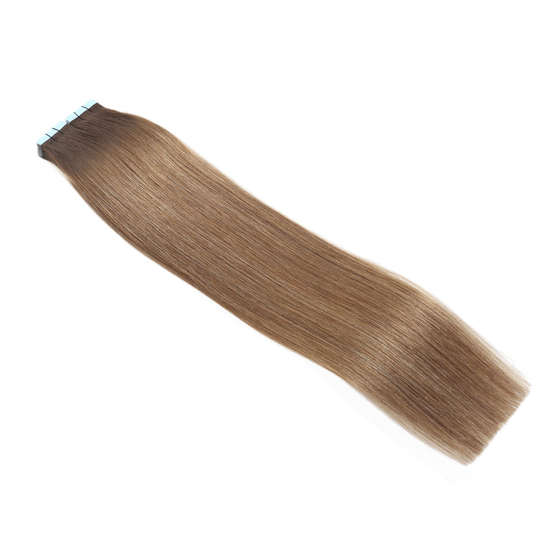 Balayage Tape Hair Extensions 21" 100 Grams SALE Custom Shade R2-12