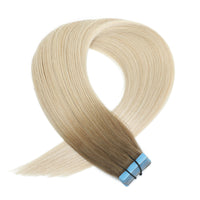 Tape Hair Extensions #R8/1001 Root Stretch Pearl Blonde