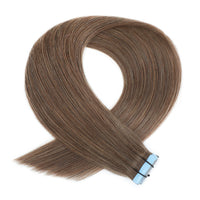 Tape Hair Extensions 25" #8 Cinnamon Brown SALE 63 Grams 20 Pieces