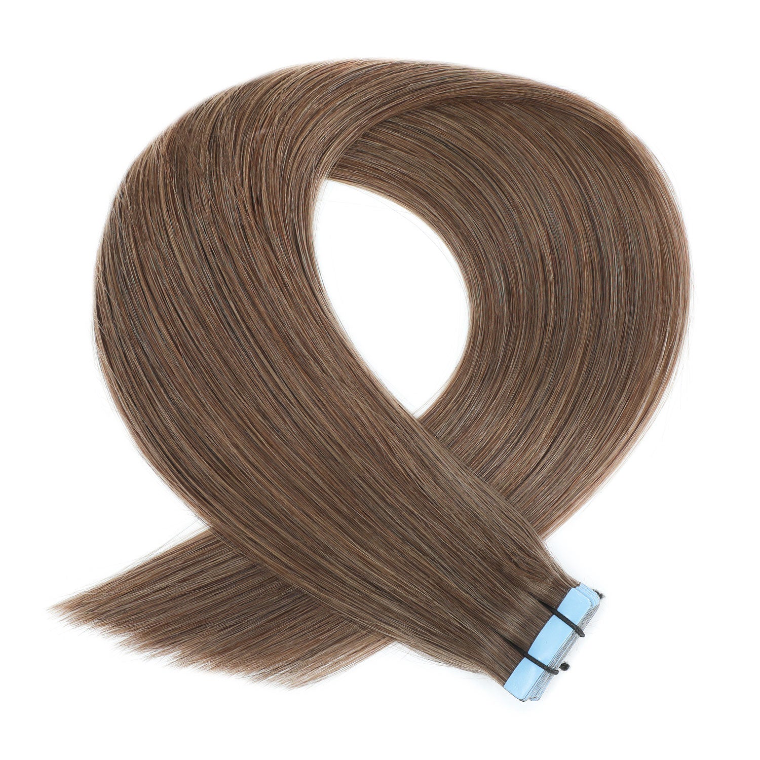 Tape Hair Extensions 25" #8 Cinnamon Brown SALE 63 Grams 20 Pieces