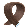 Tape Hair Extensions  #4 Chestnut SALE 45g 17"