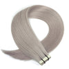 Tape Hair Extensions  21"  #S1 Silver Grey