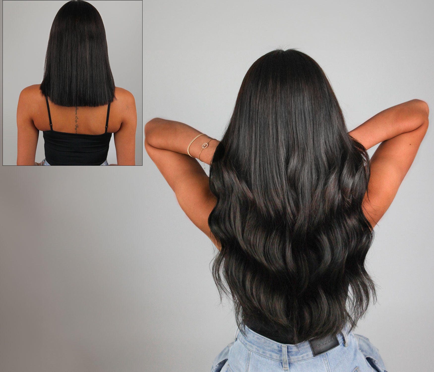 Tape Hair Extensions #1c Midnight Brown