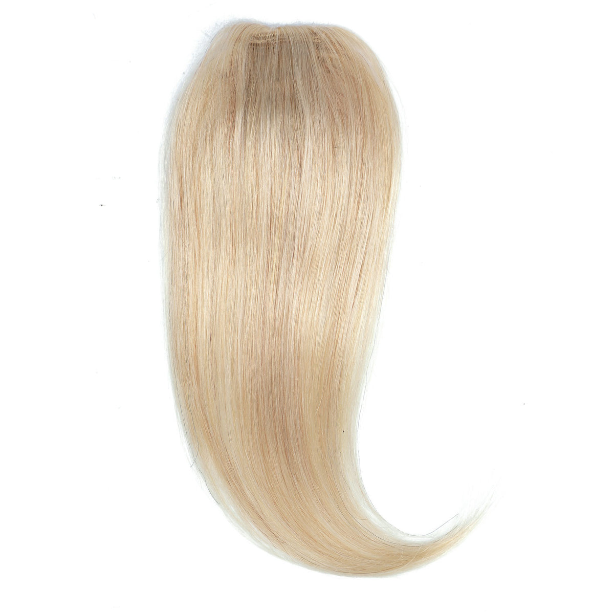 Clip In Volumiser Bangs Layers - Invisible Seamless Topper 1 Pc 12" #51 Champagne Blonde