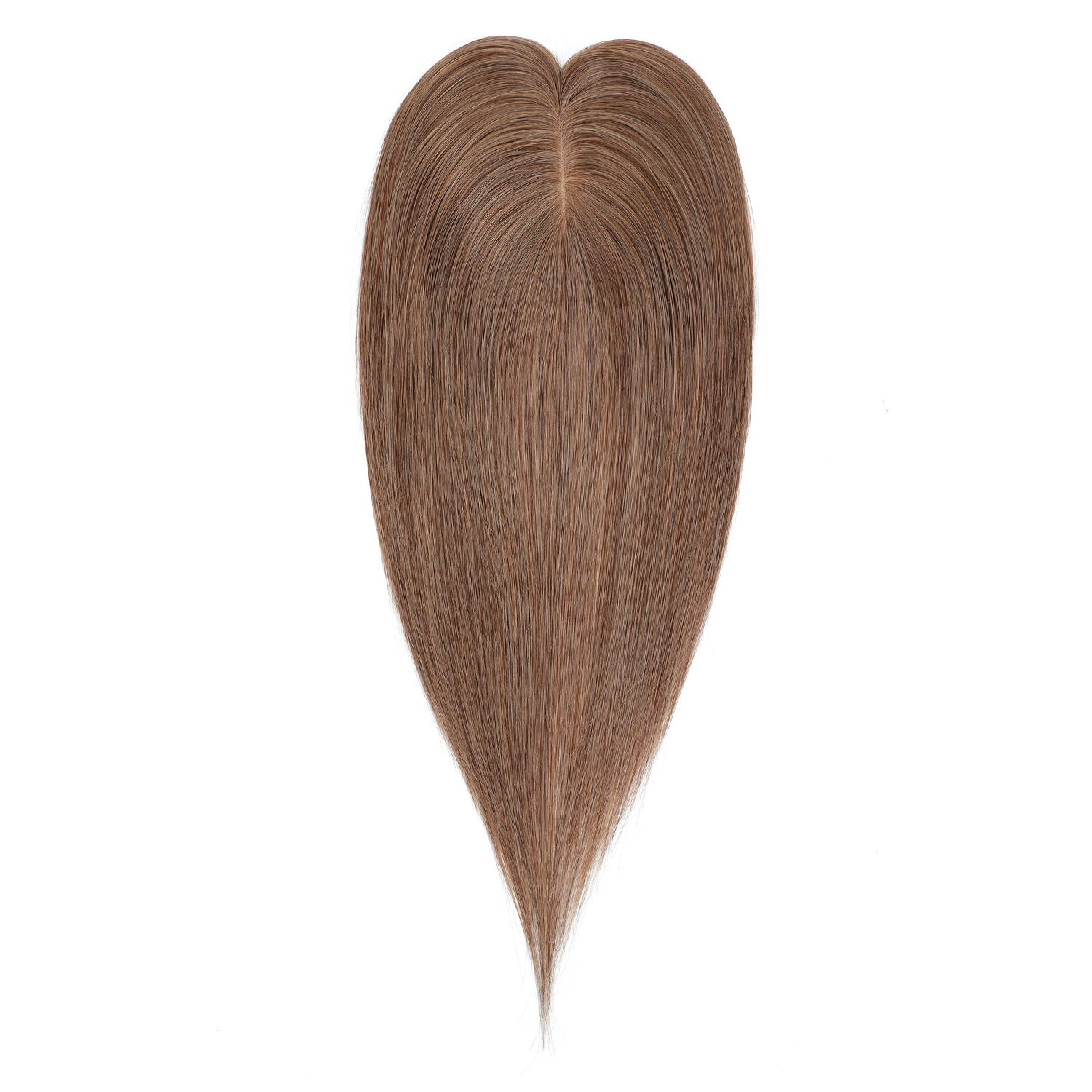 Human Hair Topper #6 Medium Brown