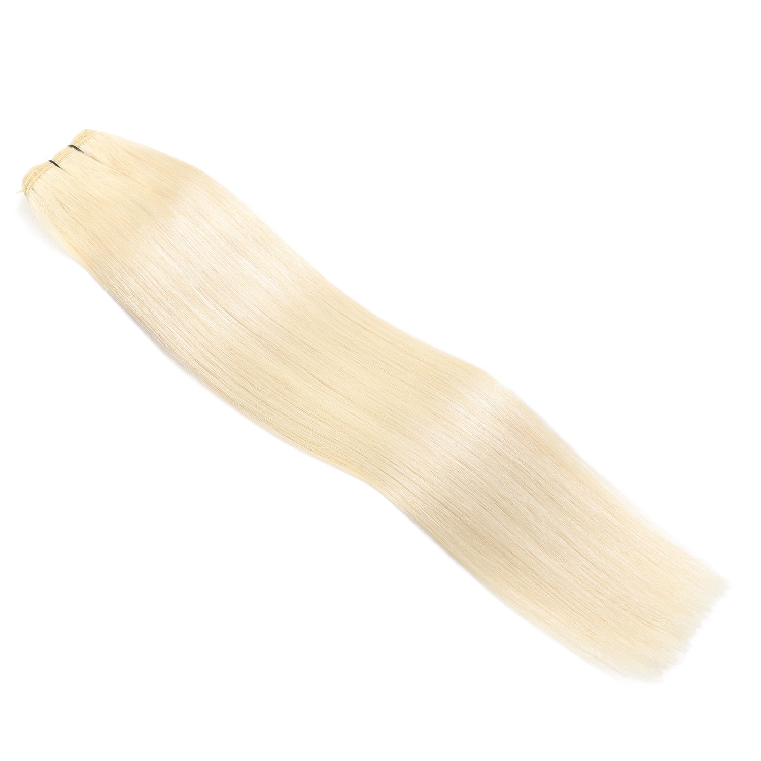 Weft Hair Extensions #60 Platinum Blonde 25" SALE 70 Grams